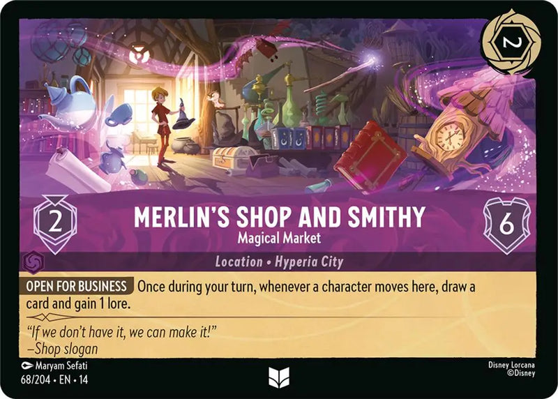 Merlin's Shop and Smithy - Magical Market (68/204) [Hyperia City]