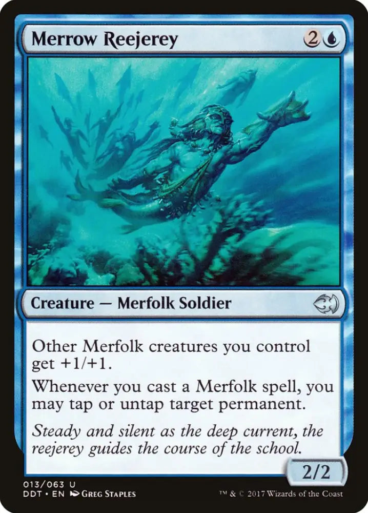Merrow Reejerey [Duel Decks: Merfolk vs. Goblins] - MTG Single