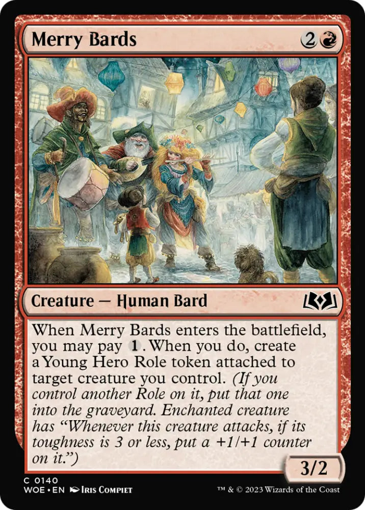 Merry Bards [Wilds of Eldraine] - MTG Single