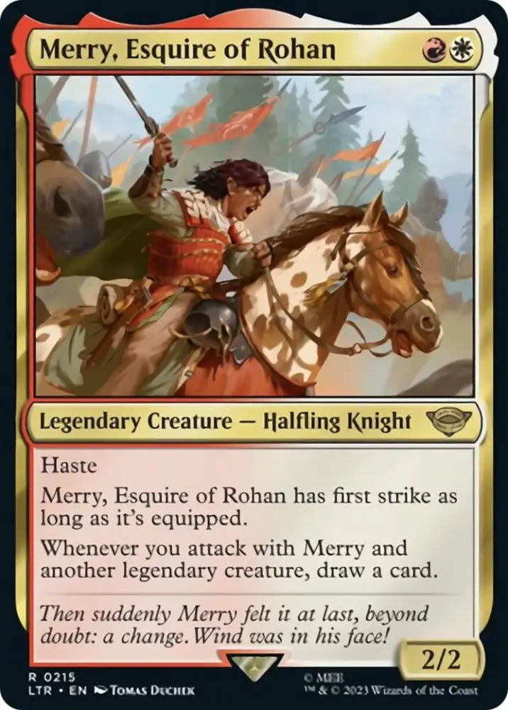 Merry Esquire of Rohan [The Lord of the Rings: Tales of Middle-Earth] - MTG Single