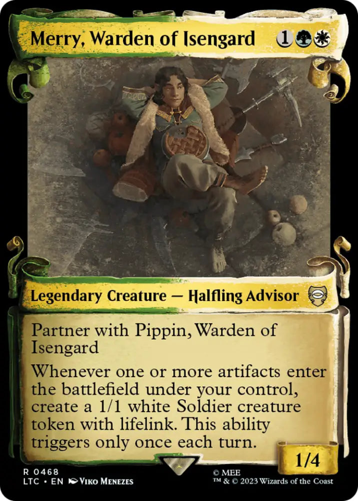 Merry Warden of Isengard [The Lord of the Rings: Tales of Middle-Earth Commander Showcase Scrolls] - MTG Single