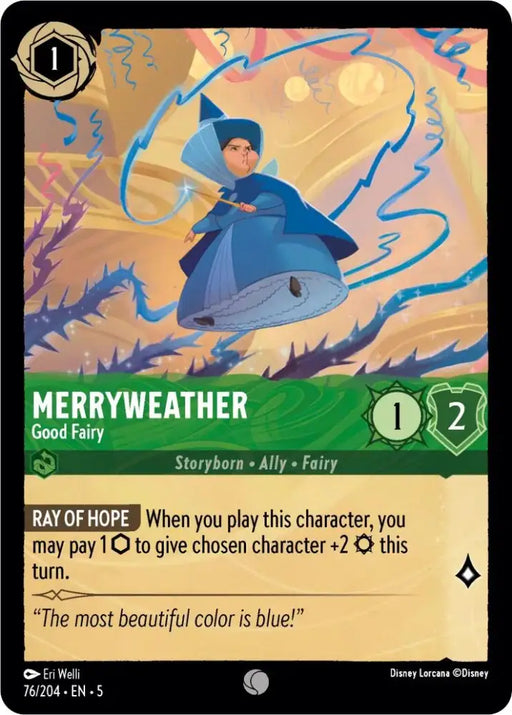 Merryweather - Good Fairy (76/204) [Shimmering Skies] - Lorcana Single