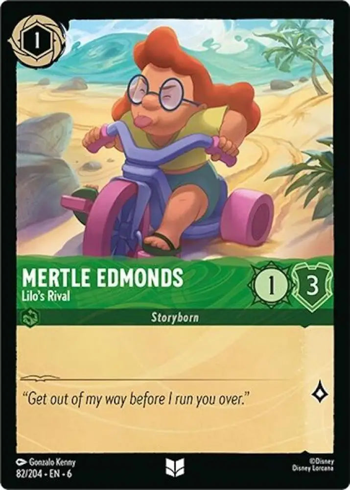 Mertle Edmonds - Lilo’s Rival (82/204) [Azurite Sea] - Lorcana Single