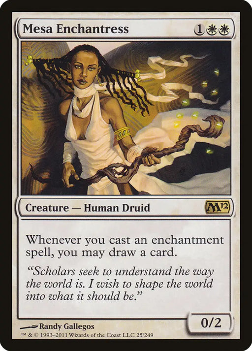 Mesa Enchantress [Magic 2012] - MTG Single