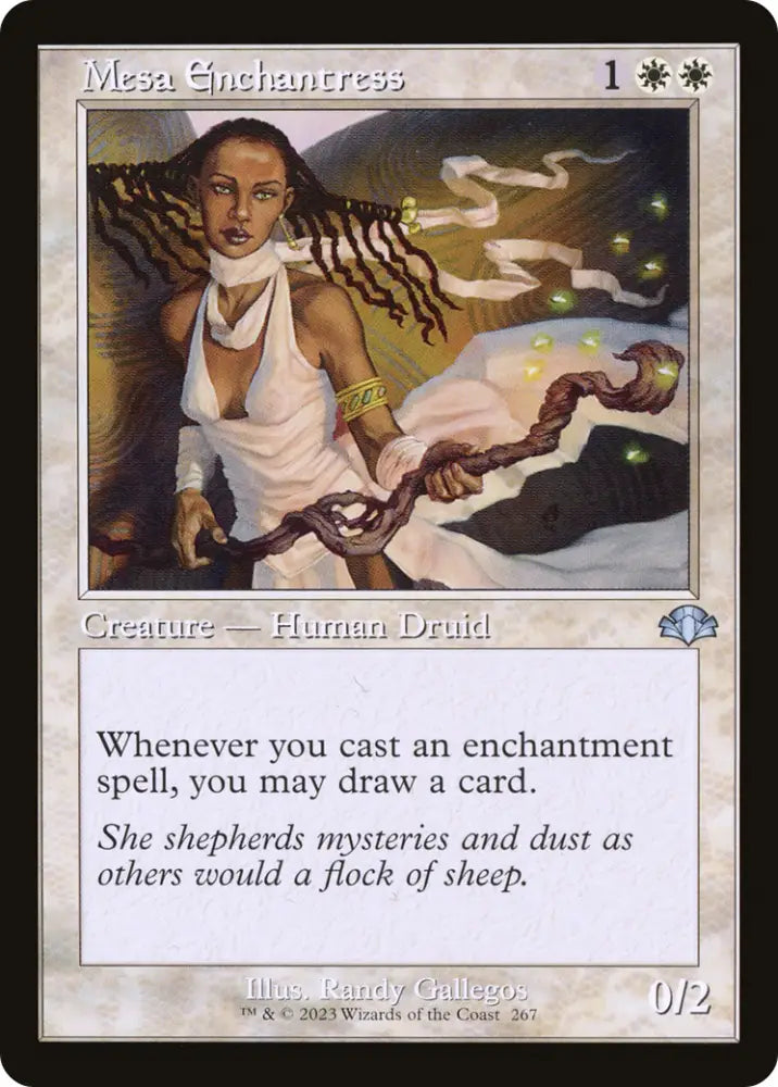 Mesa Enchantress (Retro) [Dominaria Remastered] - MTG Single
