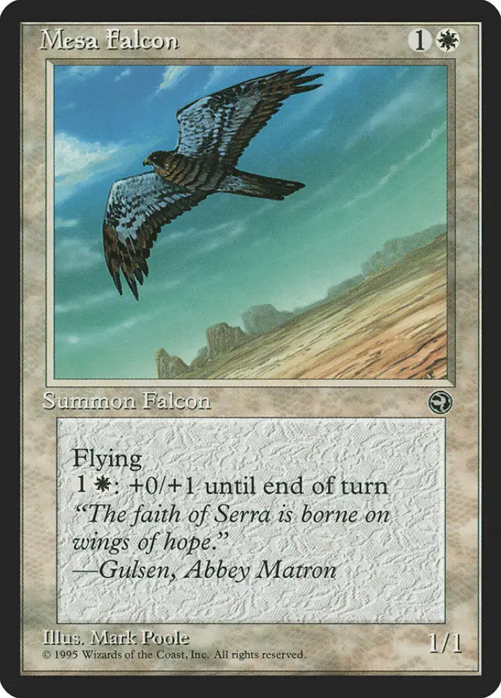 Mesa Falcon (Gulsen Flavor Text) [Homelands] - MTG Single
