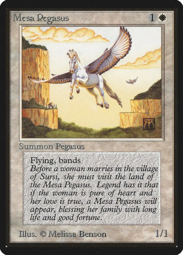 Mesa Pegasus [Beta Edition] - MTG Single