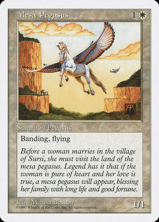 Mesa Pegasus [Fifth Edition] - MTG Single