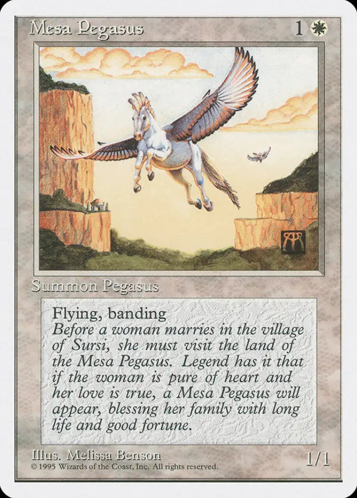 Mesa Pegasus [Fourth Edition] - MTG Single
