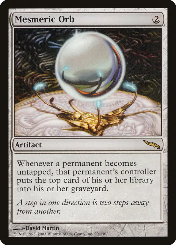 Mesmeric Orb [Mirrodin] - MTG Single