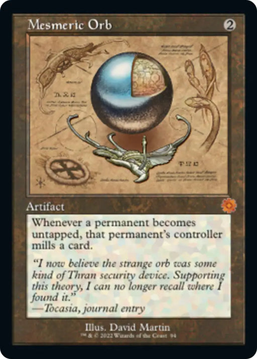 Mesmeric Orb (Retro Schematic) [The Brothers’ War Retro Artifacts] - MTG Single