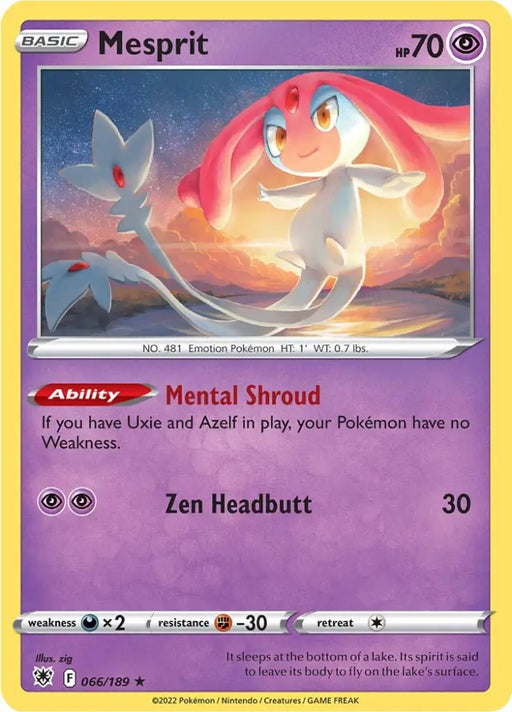 Mesprit (066/189) [Sword & Shield: Astral Radiance] - Pokemon Single