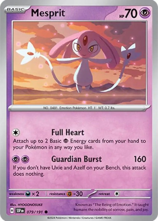 Mesprit (079/191) [Scarlet & Violet: Surging Sparks] - Pokemon Single