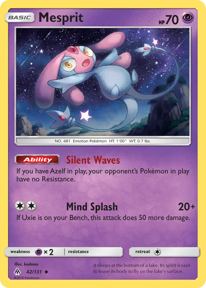 Mesprit (42/131) [Sun & Moon: Forbidden Light] - Pokemon Single