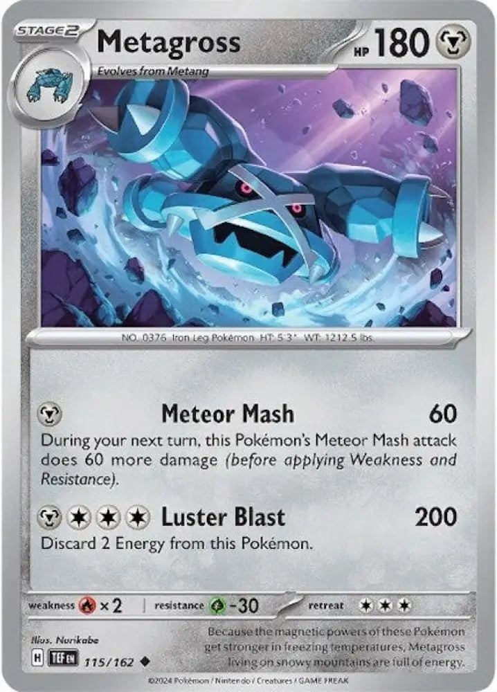 Metagross (115/162) [Scarlet & Violet: Temporal Forces] - Pokemon Single