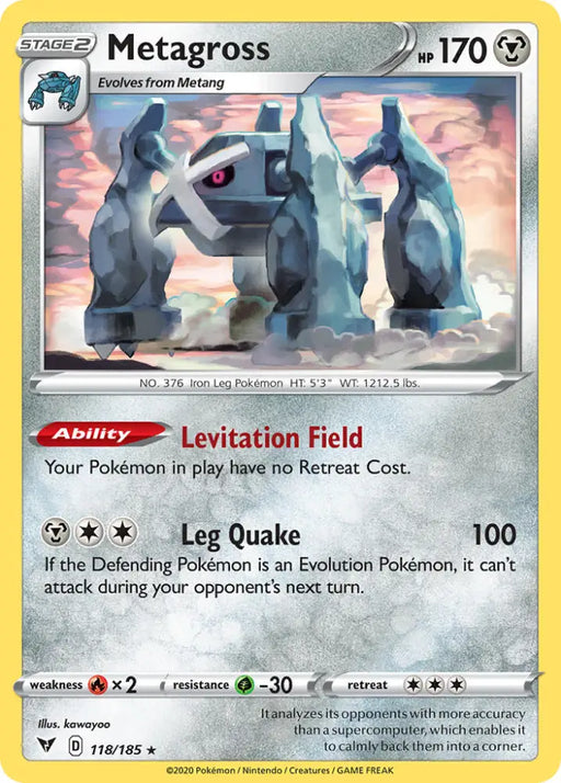 Metagross (118/185) [Sword & Shield: Vivid Voltage] - Pokemon Single