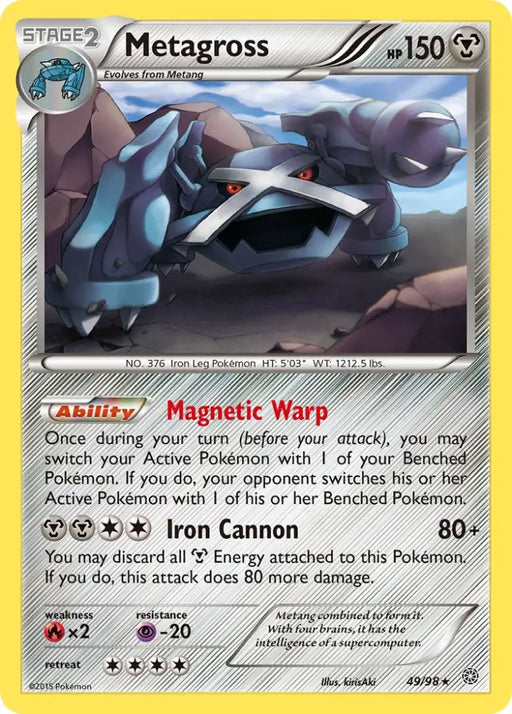 Metagross (49/98) (Theme Deck Exclusive) [XY: Ancient Origins] - Pokemon Single