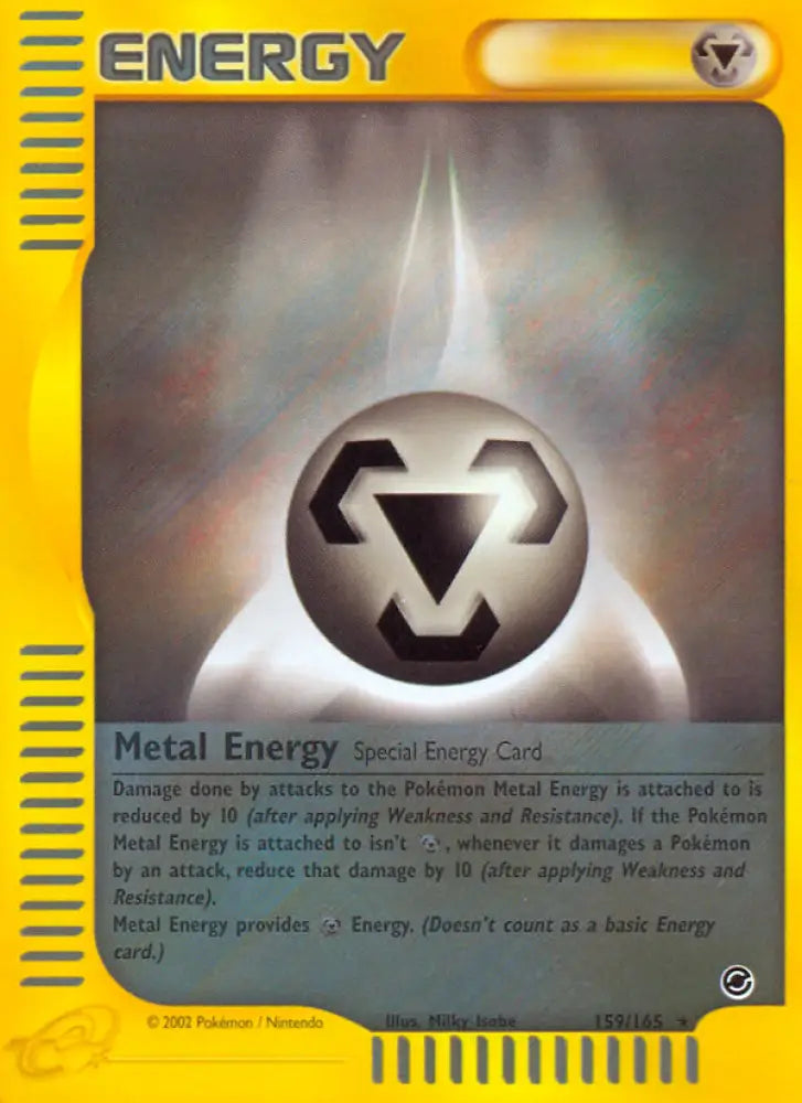Metal Energy (159/165) [Expedition: Base Set] - Pokemon Single