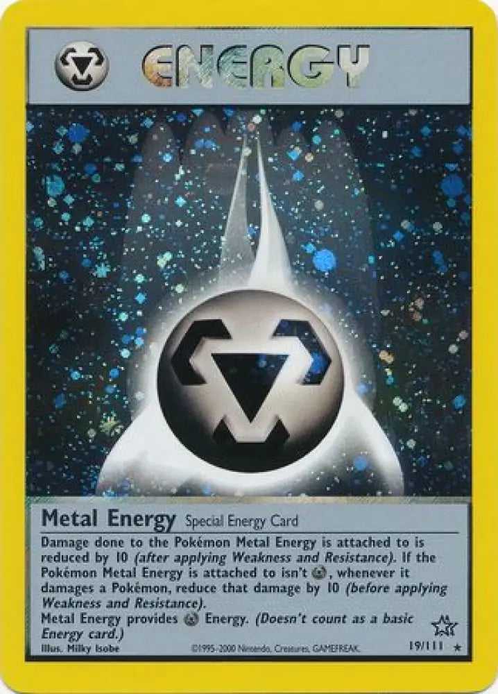 Metal Energy (19/111) [Neo Genesis Unlimited] - Pokemon Single