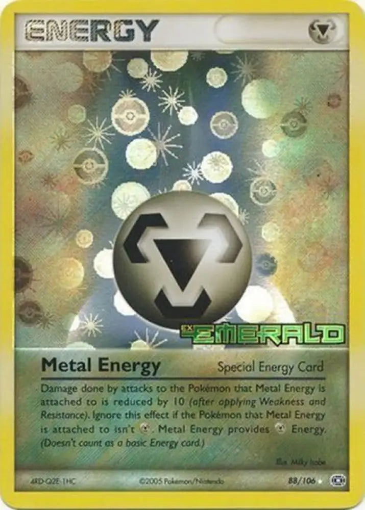 Metal Energy (88/106) (Stamped) [EX: Emerald] - Pokemon Single