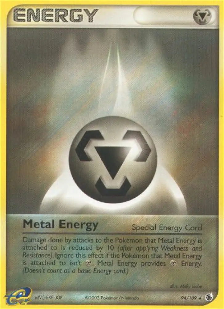 Metal Energy (94/109) [EX: Ruby & Sapphire] - Pokemon Single