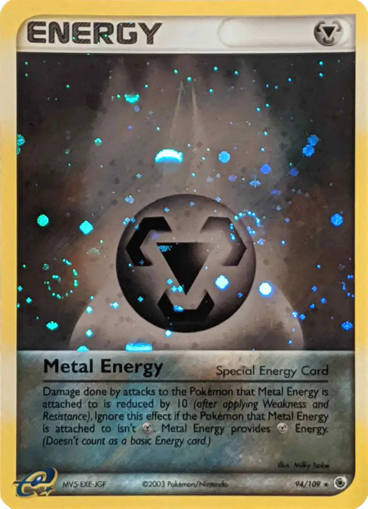Metal Enery (94/109) (Cosmos Holo) [EX: Ruby & Sapphire] - Pokemon Single