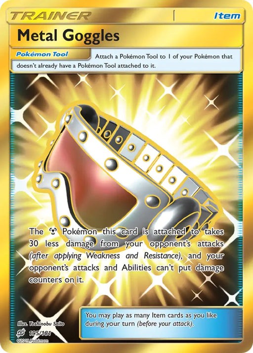 Metal Goggles (195/181) [Sun & Moon: Team Up] - Pokemon Single