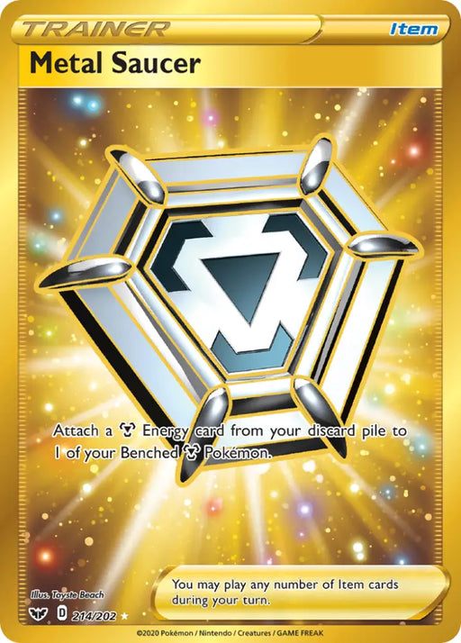 Metal Saucer (214/202) [Sword & Shield: Base Set] - Pokemon Single
