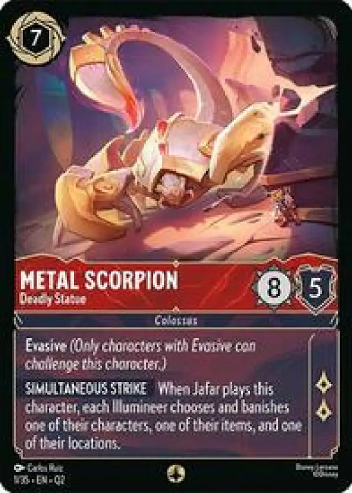 Metal Scorpion - Deadly Statue (1/35) [Illumineer's Quest: Palace Heist]