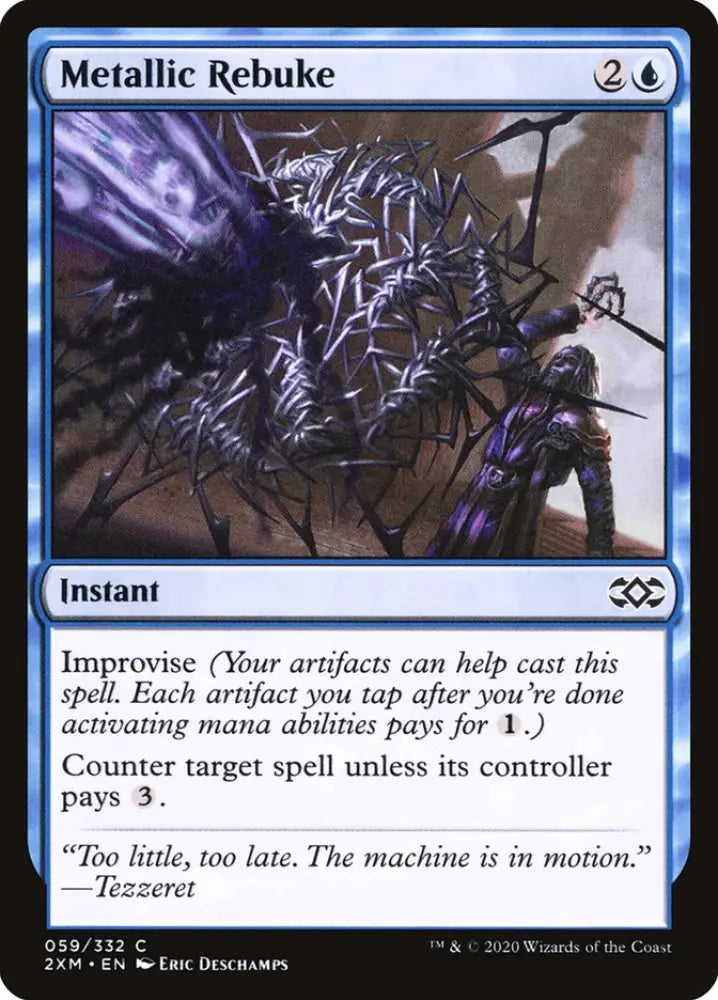 Metallic Rebuke [Double Masters] - MTG Single