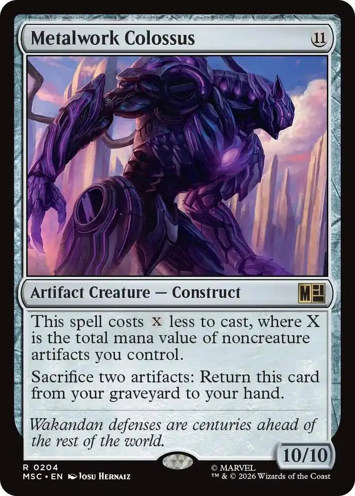 Metalwork Colossus (204) [Marvel Super Heroes Commander]