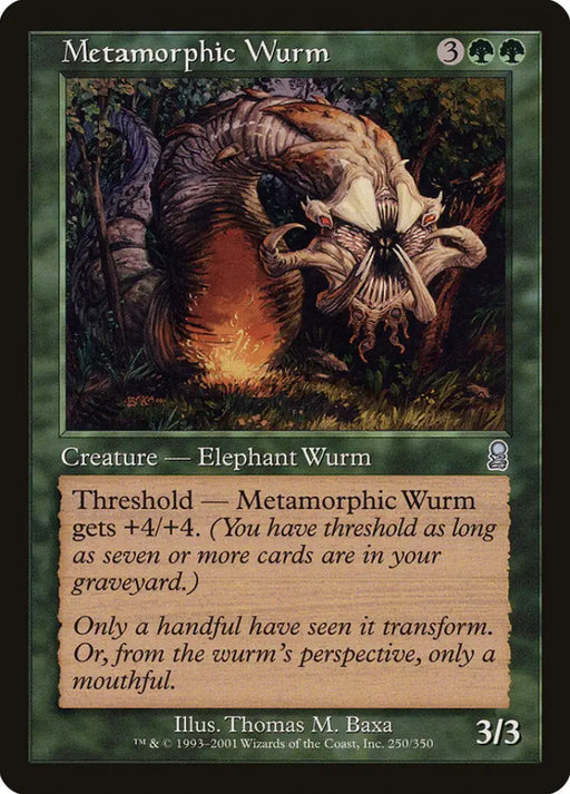 Metamorphic Wurm [Odyssey] - MTG Single