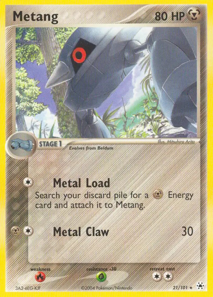 Metang (21/101) [EX: Hidden Legends] - Pokemon Single