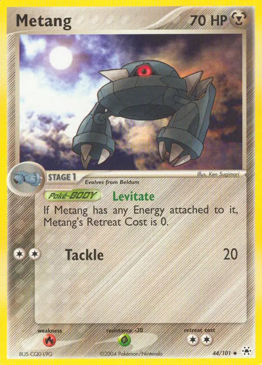 Metang (44/101) [EX: Hidden Legends] - Pokemon Single