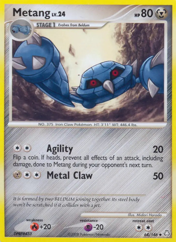 Metang (64/146) [Diamond & Pearl: Legends Awakened] - Pokemon Single