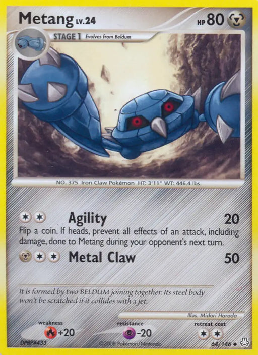 Metang (64/146) [Diamond & Pearl: Legends Awakened] - Pokemon Single
