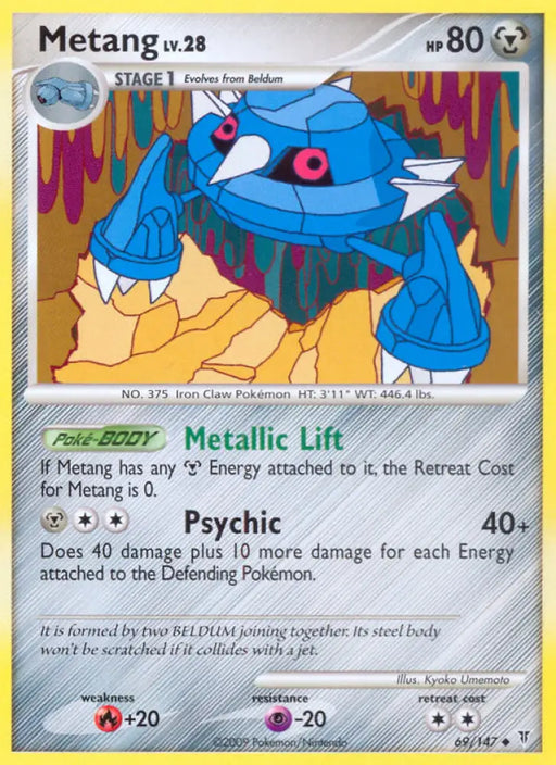 Metang (69/147) [Platinum: Supreme Victors] - Pokemon Single