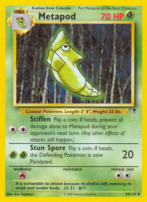 Metapod (54/110) [Legendary Collection] - Pokemon Single