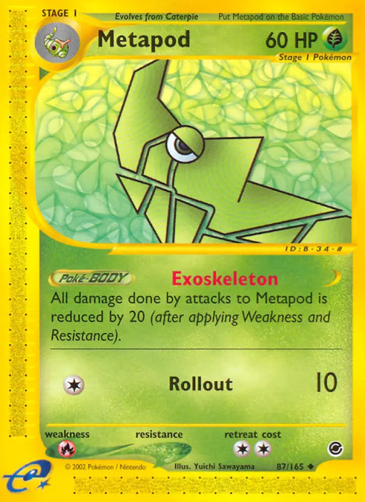 Metapod (87/165) [Expedition: Base Set] - Pokemon Single