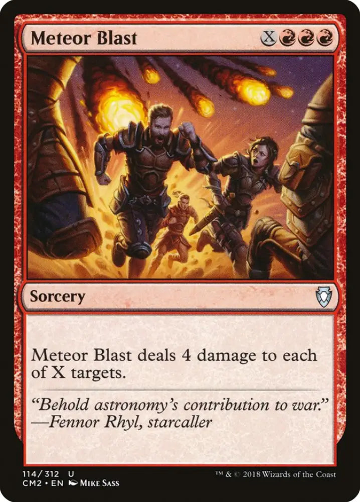 Meteor Blast [Commander Anthology Volume II] - MTG Single