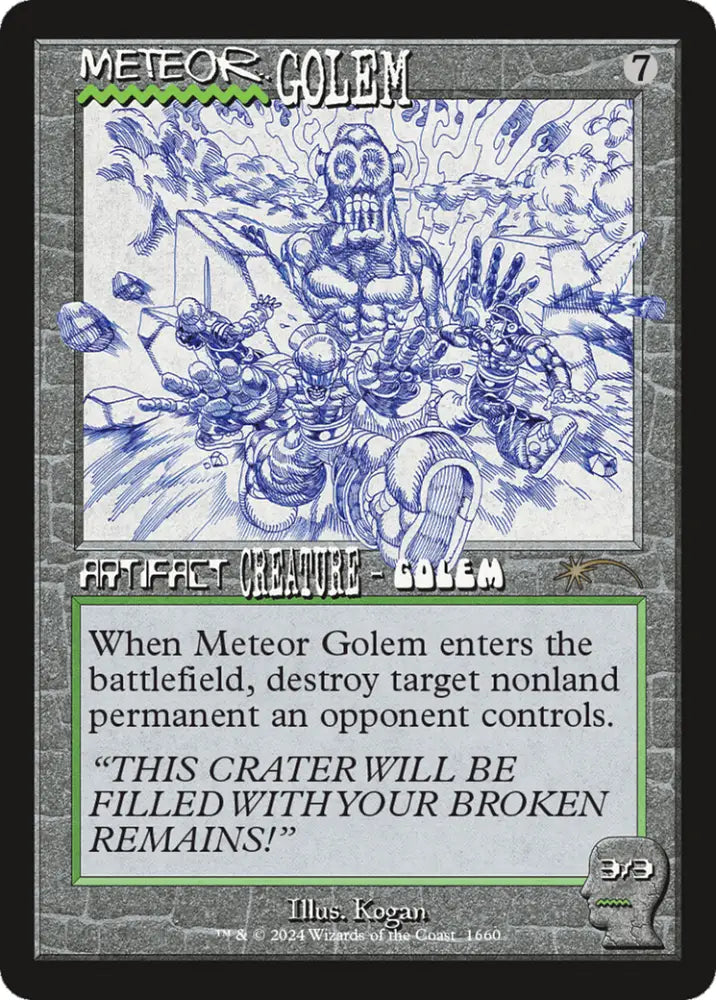 Meteor Golem (1660) [Secret Lair Drop Series] - MTG Single