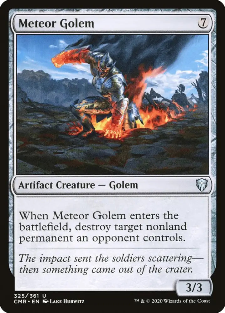 Meteor Golem (325) [Commander Legends] - MTG Single