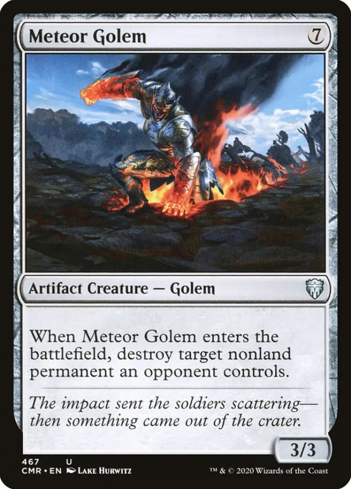 Meteor Golem (467) [Commander Legends] - MTG Single