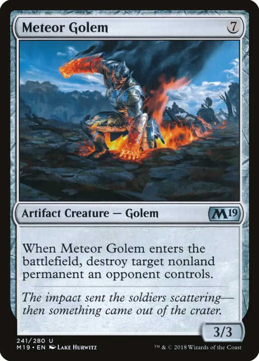 Meteor Golem [Core Set 2019] - MTG Single