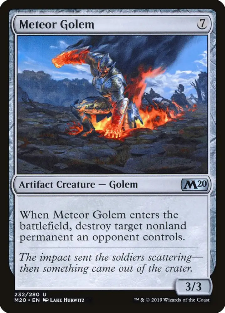 Meteor Golem [Core Set 2020] - MTG Single