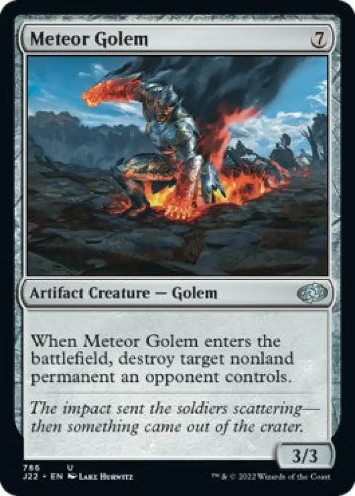 Meteor Golem [Jumpstart 2022] - MTG Single