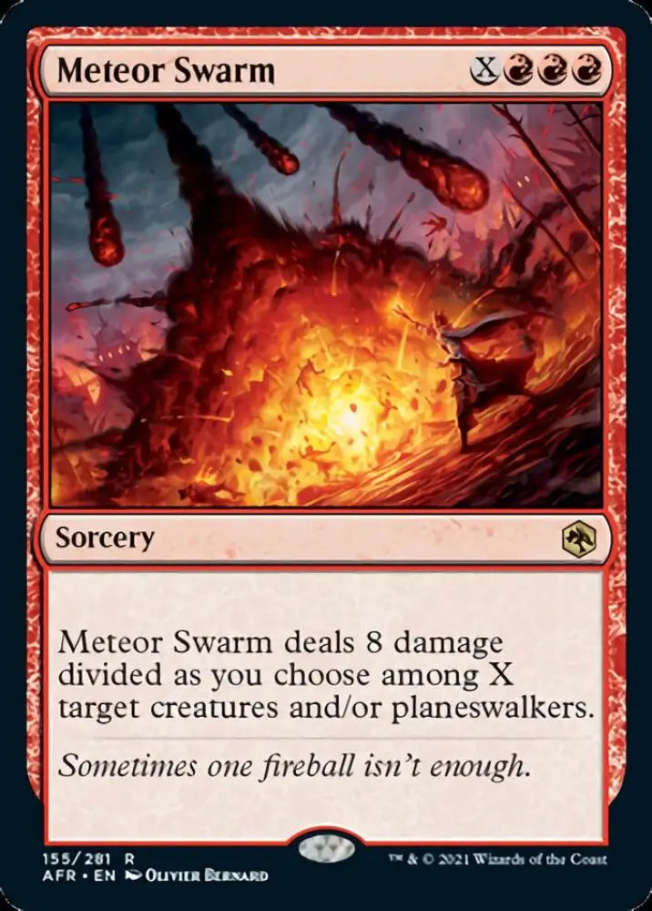 Meteor Swarm [Dungeons & Dragons: Adventures in the Forgotten Realms] - MTG Single