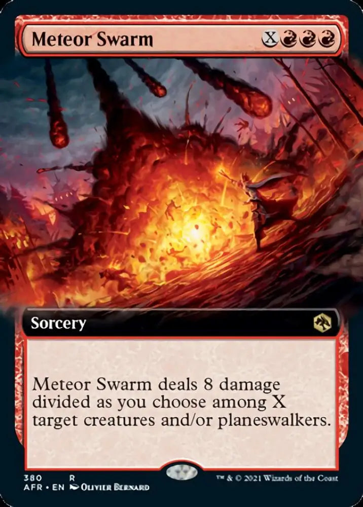 Meteor Swarm (Extended Art) [Dungeons & Dragons: Adventures in the Forgotten Realms] - MTG Single