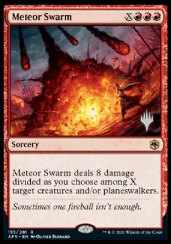 Meteor Swarm (Promo Pack) [Dungeons & Dragons: Adventures in the Forgotten Realms Promos] - MTG Single