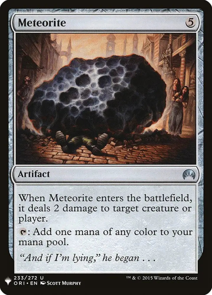 Meteorite [Mystery Booster] - MTG Single